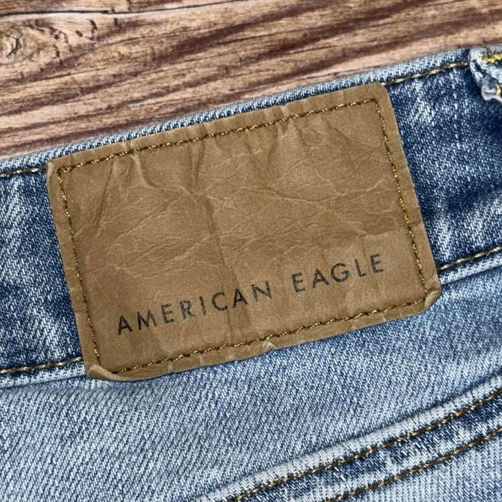 American Eagle Airflex Jeans Mens 29x32 Athletic Straight Distressed Stretch - Picture 9 of 9